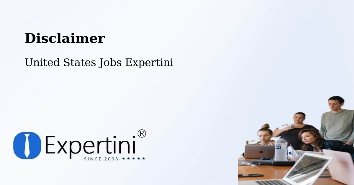 Disclaimer – Prescott - United States Jobs Expertini