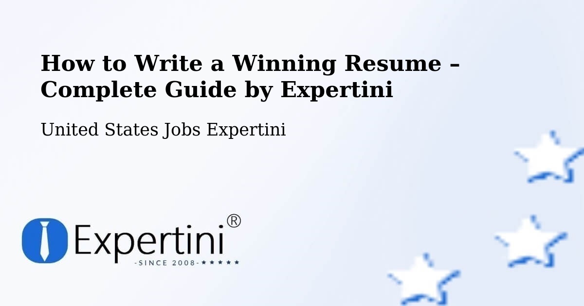 Resume Writing Guide for Job Seekers – Prescott - Prescott, United States Jobs Expertini